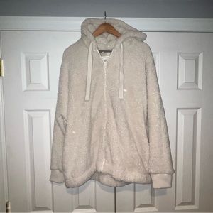Loft Lou & Grey Sherpa Jacket Cream/Off White
